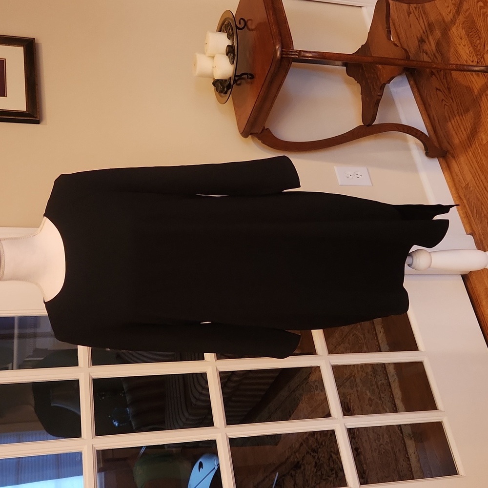 NWT BLAQUE LABEL long sleeve black dress L